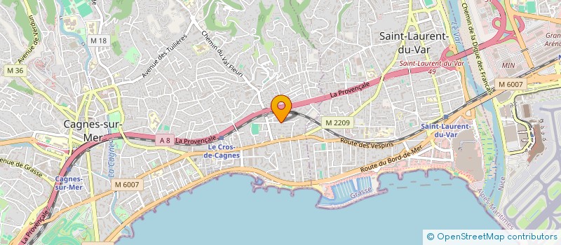 localisation de l'entreprise MONSIEUR ANTHONY PEPE à CAGNES-SUR-MER