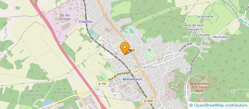 localisation de l'entreprise MONSIEUR ANTHONY PEREIRA DA COSTA  BESSANCOURT