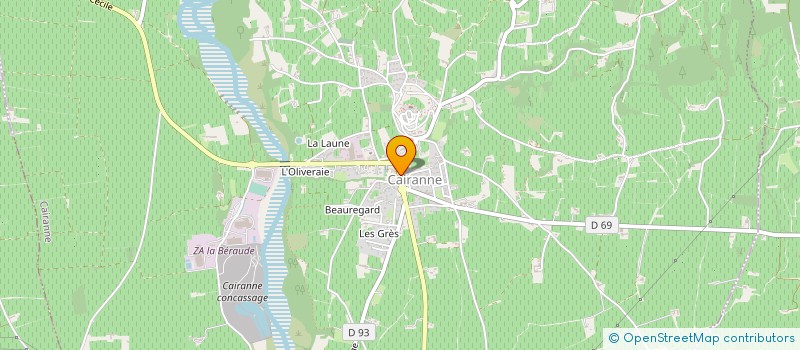localisation de l'entreprise MONSIEUR ANTHONY PERESSINI  CAIRANNE