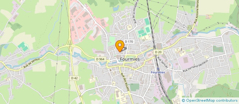 localisation de l'entreprise MONSIEUR ANTHONY PERESSON  FOURMIES