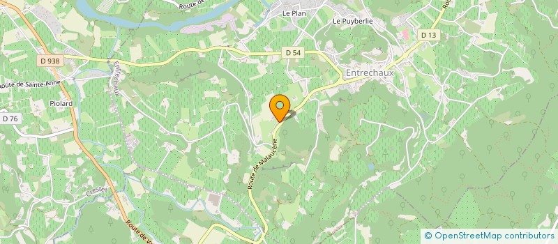 localisation de l'entreprise MONSIEUR ANTHONY PERLA  MALAUCENE