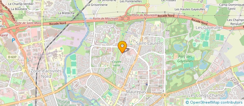 localisation de l'entreprise MONSIEUR ANTHONY PERRIN  RENNES