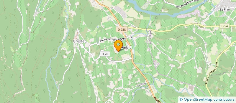 localisation de l'entreprise MONSIEUR ANTHONY PESENTI  CRESTET