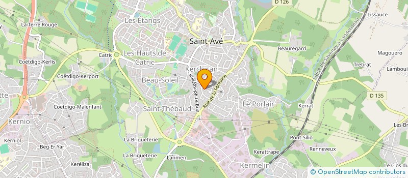 localisation de l'entreprise MONSIEUR ANTHONY PESQUER  SAINT-AVE