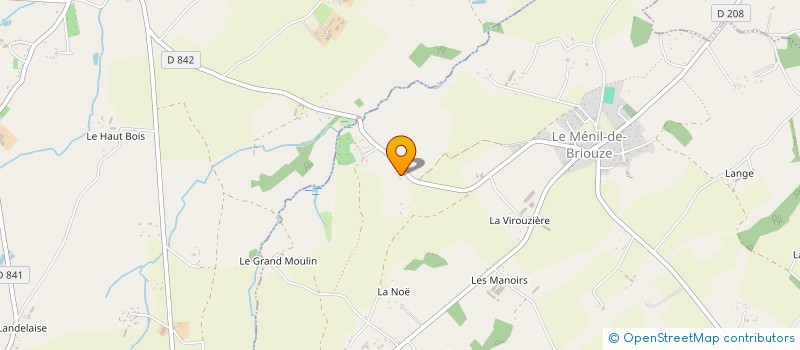 localisation de l'entreprise MONSIEUR ANTHONY PESQUEREL à LE MENIL-DE-BRIOUZE