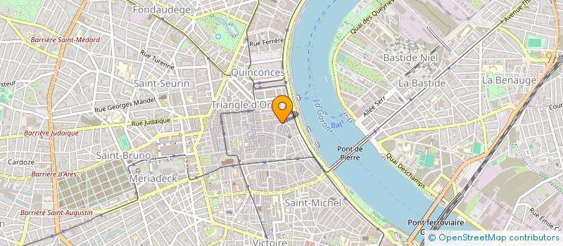 localisation de l'entreprise MONSIEUR ANTHONY PETIT à BORDEAUX