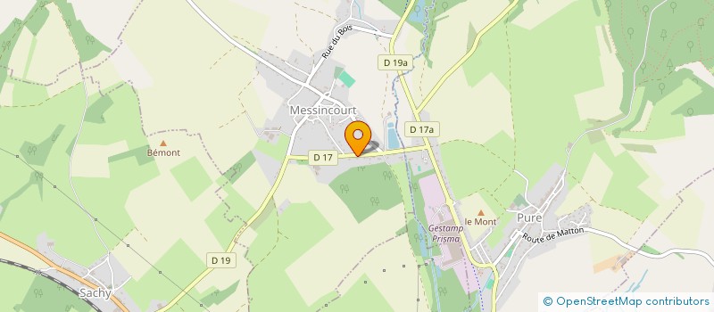 localisation de l'entreprise MONSIEUR ANTHONY PETIT  MESSINCOURT