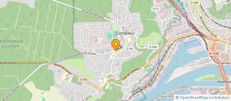 localisation de l'entreprise MONSIEUR ANTHONY PETIT à CANTELEU