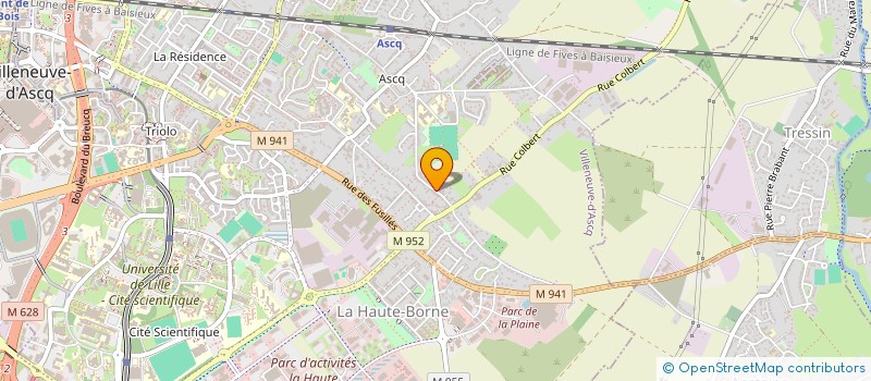 localisation de l'entreprise MONSIEUR ANTHONY PETIT  VILLENEUVE-D'ASCQ