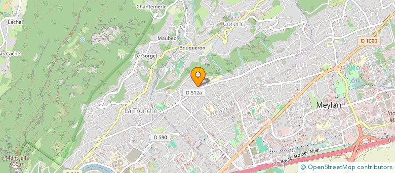 localisation de l'entreprise MONSIEUR ANTHONY PETREL  CORENC