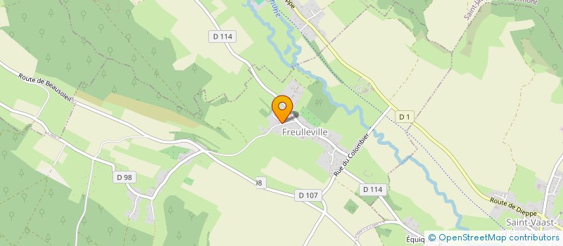 localisation de l'entreprise MONSIEUR ANTHONY PHILIPPE  FREULLEVILLE