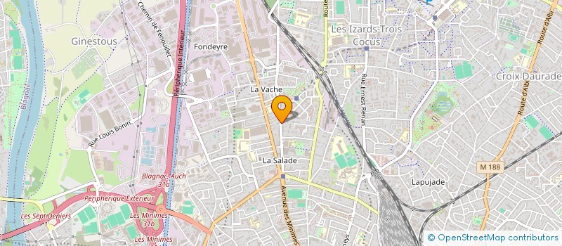 localisation de l'entreprise MONSIEUR ANTHONY PHILIPPE à TOULOUSE