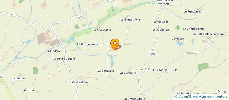 localisation de l'entreprise MONSIEUR ANTHONY PICHON à BEAUPREAU-EN-MAUGES