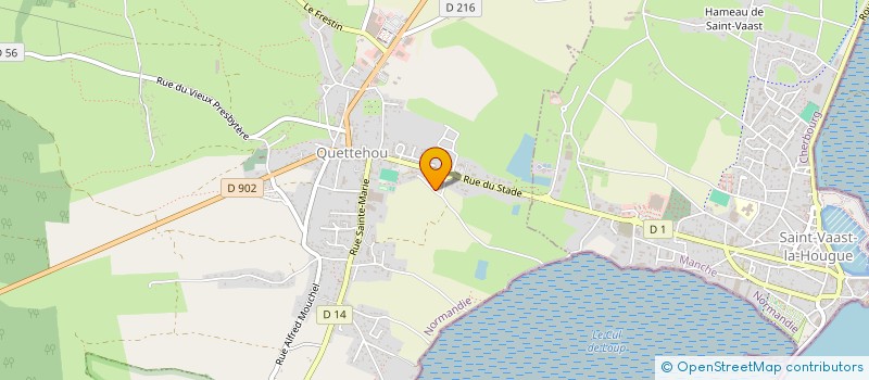 localisation de l'entreprise MONSIEUR ANTHONY PICQUENOT  LE VAST