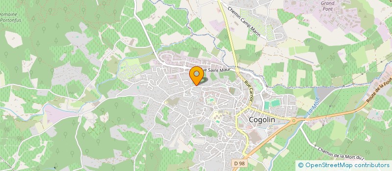 localisation de l'entreprise MONSIEUR ANTHONY PICQUENOT à COGOLIN