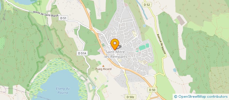 localisation de l'entreprise MONSIEUR ANTHONY PILLAI  SAINT-MITRE-LES-REMPARTS