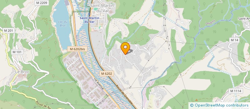 localisation de l'entreprise MONSIEUR ANTHONY PIN  SAINT-MARTIN-DU-VAR