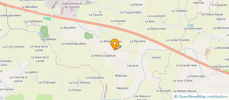 localisation de l'entreprise MONSIEUR ANTHONY PINCET  SAINT-DIDIER