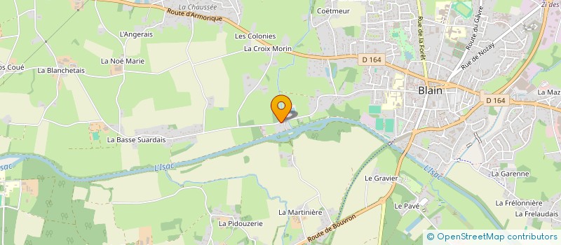 localisation de l'entreprise MONSIEUR ANTHONY PINEAU  BLAIN