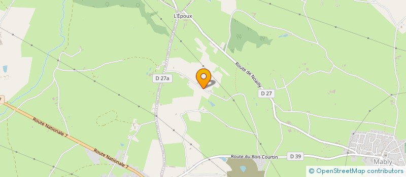 localisation de l'entreprise MONSIEUR ANTHONY PINHAL  MABLY