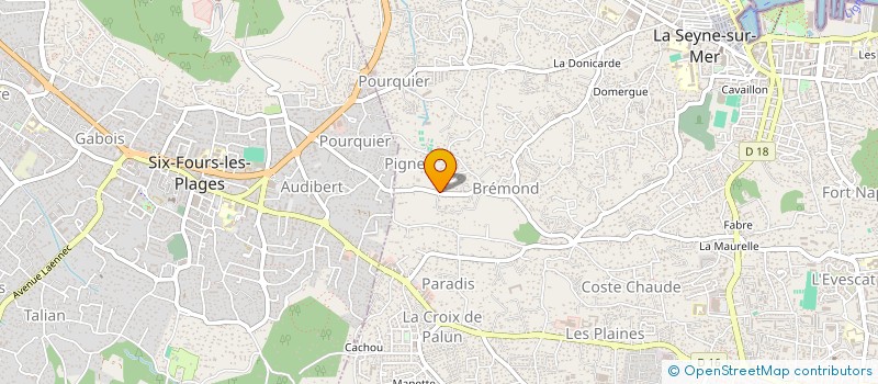 localisation de l'entreprise MONSIEUR ANTHONY PINTO à LA SEYNE-SUR-MER
