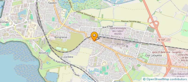 localisation de l'entreprise MONSIEUR ANTHONY PIOLAT  AYTRE