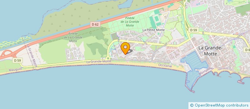 localisation de l'entreprise MONSIEUR ANTHONY PION à LA GRANDE-MOTTE