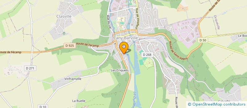 localisation de l'entreprise MONSIEUR ANTHONY PIRES  CANY-BARVILLE