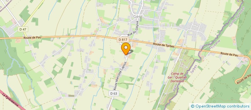 localisation de l'entreprise MONSIEUR ANTHONY PIRES  GER