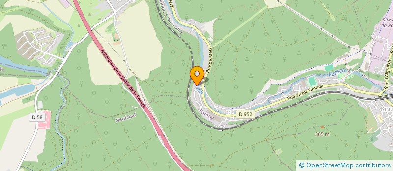 localisation de l'entreprise MONSIEUR ANTHONY PIRRELLO  FONTOY