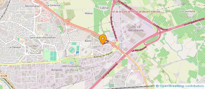 localisation de l'entreprise MONSIEUR ANTHONY PLACE  BEZIERS