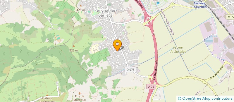 localisation de l'entreprise MONSIEUR ANTHONY PLUCHARD  PERIGNAT-LES-SARLIEVE