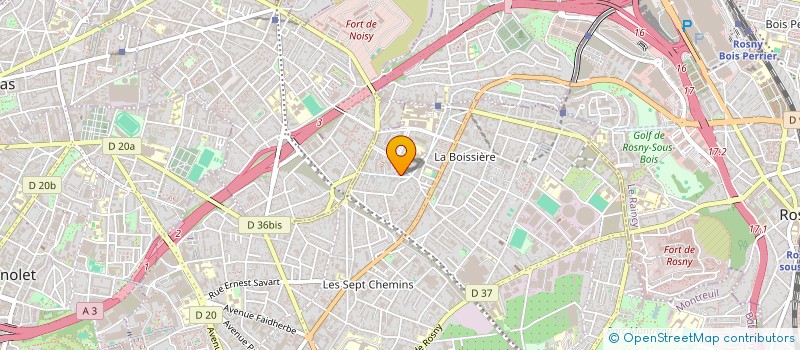 localisation de l'entreprise MONSIEUR ANTHONY POCHERON à MONTREUIL