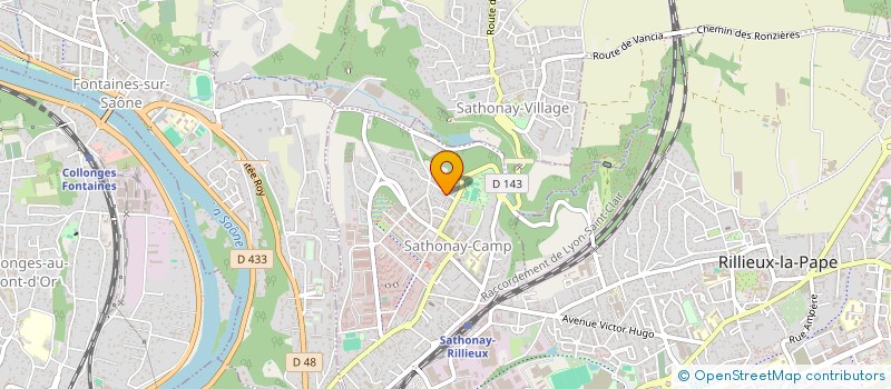 localisation de l'entreprise MONSIEUR ANTHONY POGGIOLI  SATHONAY-CAMP