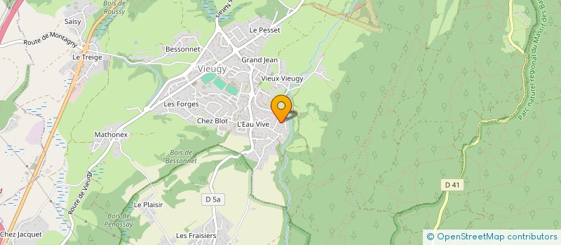 localisation de l'entreprise MONSIEUR ANTHONY POINTURIER  ANNECY