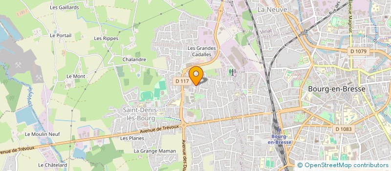 localisation de l'entreprise MONSIEUR ANTHONY POIRIER à SAINT-DENIS-LES-BOURG