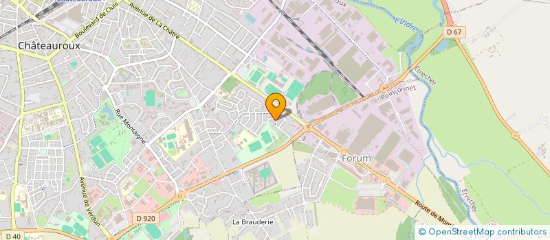 localisation de l'entreprise MONSIEUR ANTHONY POISSEAU à CHATEAUROUX