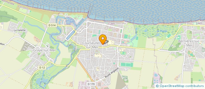 localisation de l'entreprise MONSIEUR ANTHONY POLICET à COURSEULLES-SUR-MER