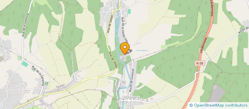 localisation de l'entreprise MONSIEUR ANTHONY POMMEREUL  FRANCHEVAL