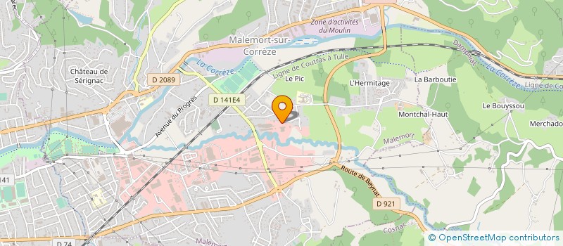 localisation de l'entreprise MONSIEUR ANTHONY PONTES  MALEMORT