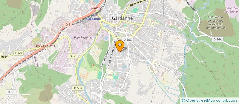 localisation de l'entreprise MONSIEUR ANTHONY PONTET à GARDANNE