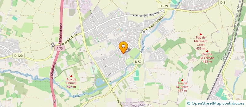 localisation de l'entreprise MONSIEUR ANTHONY PONTU  ORCET