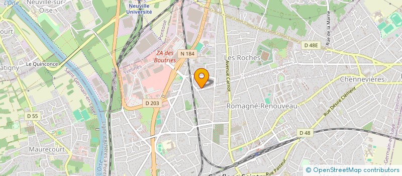 localisation de l'entreprise MONSIEUR ANTHONY PORCHER  CONFLANS-SAINTE-HONORINE