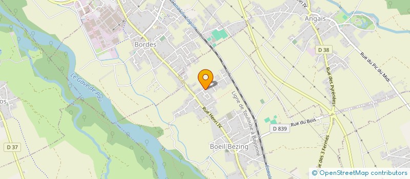 localisation de l'entreprise MONSIEUR ANTHONY POUCHAN  BOEIL-BEZING