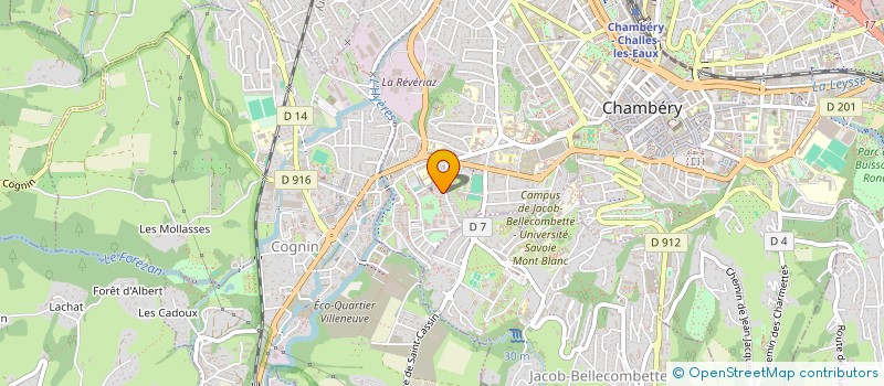 localisation de l'entreprise MONSIEUR ANTHONY POUILLARD  CHAMBERY