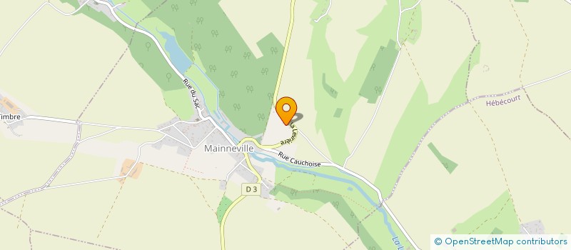 localisation de l'entreprise MONSIEUR ANTHONY POULAIN  MAINNEVILLE