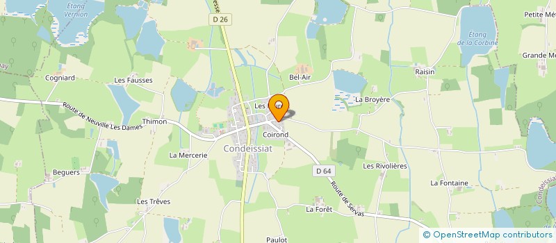 localisation de l'entreprise MONSIEUR ANTHONY POULENARD  DOMPIERRE-SUR-CHALARONNE