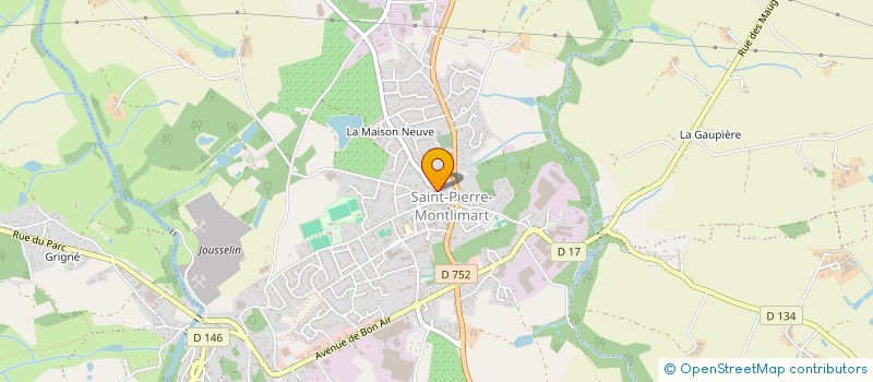 localisation de l'entreprise MONSIEUR ANTHONY POUPARD  MONTREVAULT-SUR-EVRE