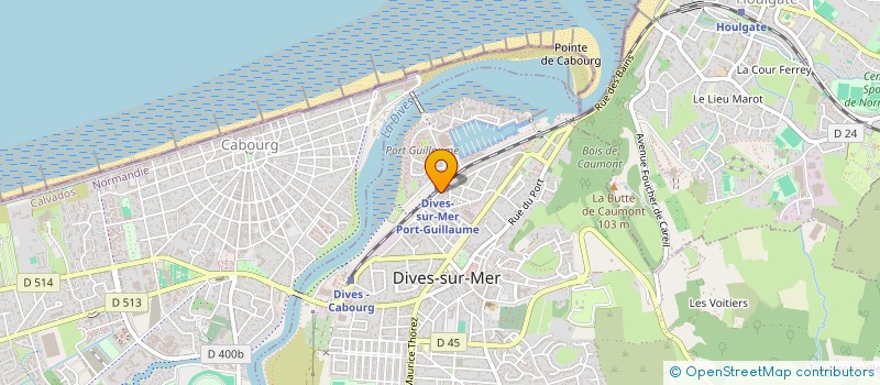 localisation de l'entreprise MONSIEUR ANTHONY POUPARD  DIVES-SUR-MER
