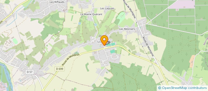 localisation de l'entreprise MONSIEUR ANTHONY POURSAT à MORNAC